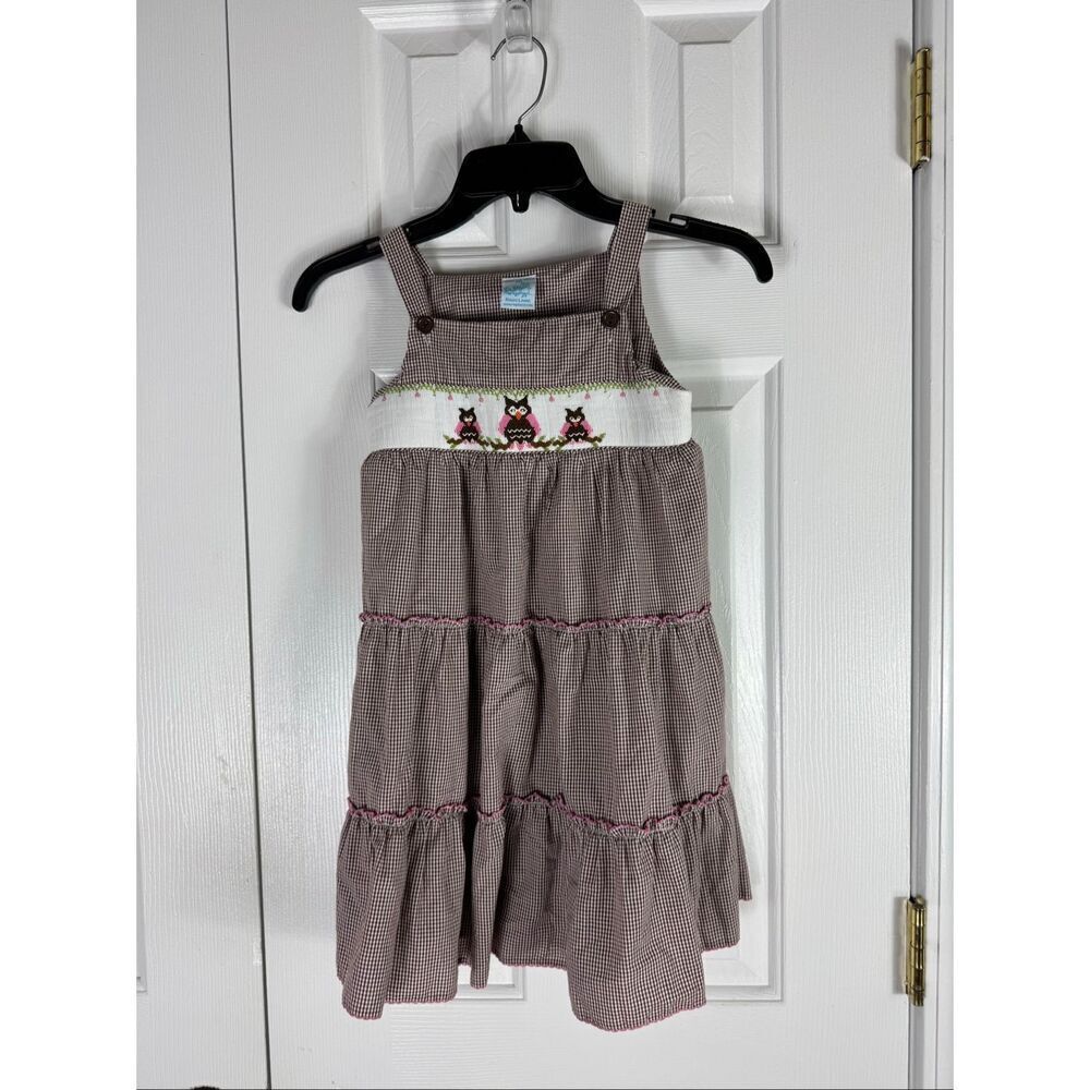 Vive La Fete Ragsland Girls Smocked Dress Size 5